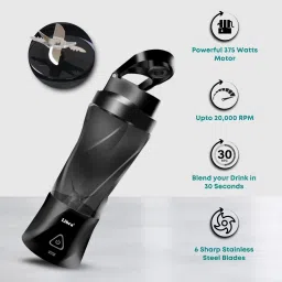 libra 700 ML Portable Blender with 6000 mAh battery back up 400 W Juicer Mixer Grinder image 5