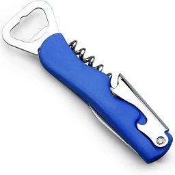 ™Wine Bottle Opener Waiter Corkscrew Wine Openers Heavy Duty Stainless Steel Bottle Opener Foil Cutter Stainless Steel Cork Srew Stylish Knife Multipurpose Bottle Opener-image-6
