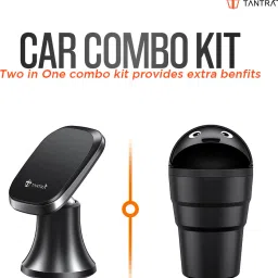 Car Magnetic Mobile Holder, Car Mini Dustbin Combo-27