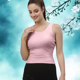 friskers Casual Sleeveless Solid Women Beige Top-picture-26