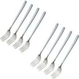 Stainless Steel Dinner Forks Table Forks Set Long Handle Forks for Buffet Forks Stainless Steel Serving Fork Set-image-40
