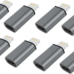 FKU (8PC) USB C Female to Lightning Male Adapter for iPhone USB Adapter-10