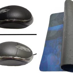 ANJO USB Keyboard-LED Mouse-Non Slip Mouse Pad-2.0 Hub-Cleaner-OTG M&C 2in1 Combo Set image 3