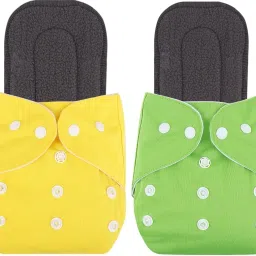 Nappy Cloth Baby Diapers With Easy to Adjust & Wash Ultra Absorbing Insert Pads-image-15