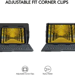 Logitech Universal Folio (7th, 8th & 9th Gen) Precision trackpad, Smart Connector Tech Bluetooth Handheld Tablet Keyboard Compatible with Desktop, Laptop, Mac Universal Folio (7th, 8th & 9th Gen) Precision trackpad, Smart Connector Tech image 2