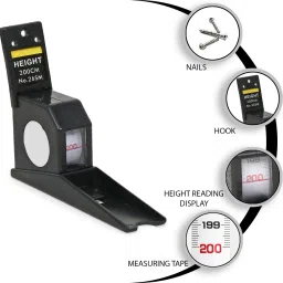 Height meter scale for kids & adults 2m/200CM Roll Ruler Wall Mounted Tall Measurement Tape-picture-28