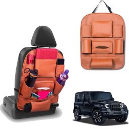 Peepsstore pack of 1 Tan,Orange colour car organizer bags for Thar Roxx 2024 Car Multi Pocket-image-22