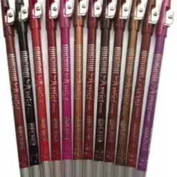 Waterproof Professional Multicolored Super Matte Lip Liner Pencil - (Set of 12)-picture-6