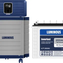 Zolt 1100 Pure Sine Wave Inverter with Inverlast ILTT25060 and Trolley Tubular Inverter Battery-image-93