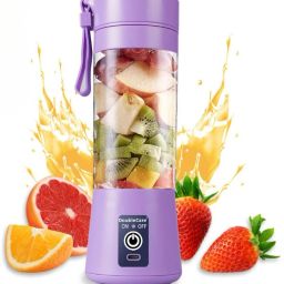Portable Blender, USB Rechargeable Mini Juicer Blender,Electric 450 W Juicer Mixer Grinder-24