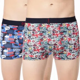 Pack of 2 Combed Cotton Trendy Solid Men Trunk-21