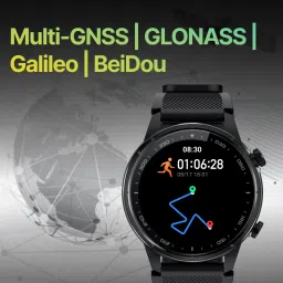 Cult Velocity with Built-in Turbo Track GPS,1.4'' AMOLED Display, Compass, BT Calling Smartwatch image 4