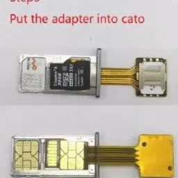 TECHGEAR New Hybrid Sim Slot Adapter to Run 2 Sim and Micro SD Card Sim Adapter image 4