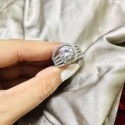 Alloy Silver Plated Ring-image-3