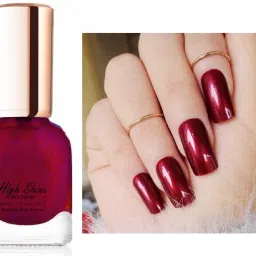 Quick dry Long lasting Nail Polish 12ML Maroon maroon-image-38