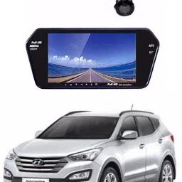 Rear View 7 Inch Bluetooth Monitor & Camera with 1 YR Warranty For SantaFe Black LED-image-20