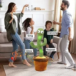 Dancing Talking Cactus Plush Toy, Wriggle, Singing, Repeats What You Say-676-image-49