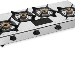 Classy Quardo' Silicon Stainless Steel Manual Gas Stove-image-43