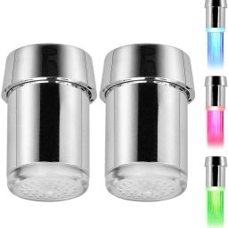 LED Faucet Light for Bathroom & Kitchen, No Batteries Needed (Pack of 2) Faucet Set-image-35