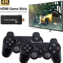 UPOZA Wireless video games for tv gaming, Retro gaming console with Game Stick 64 GB with Old School Station Video Games-40
