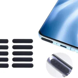 SANEHA Mobile Dust Protector Speaker Net Sticker iPhone and Android Audio Jack Black Anti-dust Plug image 4