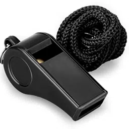 Premium Plastic Football Whistle with Thread for Sports/Security/Survival Pea Whistle-15