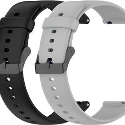 TRENDINGVIEW Soft Silicone 22mm Quick Release Belt strap with Black Buckle for 22mm Watches 22 mm Silicone Watch Strap-image-11