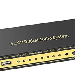 Tobo ARC Converter, 5.1 Audio Converter Decoder DAC DTS AC3 FLAC APE 4K*2K HDMI-Compatible Converter Splitter Digital SPDIF ARC, HDMI Audio Extractor HD815BT 1080 inch Blu-ray Player-31