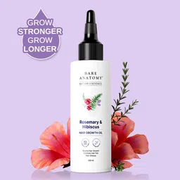 bare anatomy Rosemary & Hibiscus Hair Growth Oil enriched with Bhringraj for New Hair Growth Hair Oil-picture-5