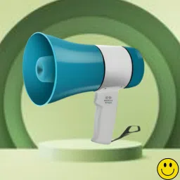 Handheld Megaphone with Siren, Microphone & Rechargeable for Outdoor EventsA121 Megaphone Portable Megaphone Siren Loudspeaker Function &Long Battery BackupQ121 Outdoor PA System-35