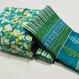 Unstitched Pure Cotton Salwar Suit Material Solid-image-40