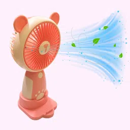 WOYR 3 Speed Portable Fan Rechargeable with stand|Small Fan USB Rechargeable Fan Rechargeable Fan-image-93