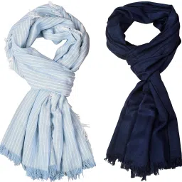 Striped Pure Cotton Men Multicolor Stole-picture-9