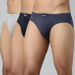 levi's Pack of 3 Solid Men Brief-picture-2
