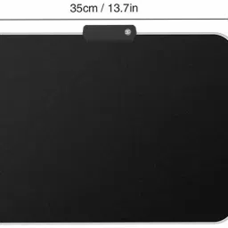 BUYFLUX Gaming Mouse Pad, 10 Mode RGB Extended Soft Mousepad Smooth Surface and Non-Slip Rubber Base Computer Mouse Pad Mat (Black, RGB 13.7 x 10 inch) Mousepad image 2