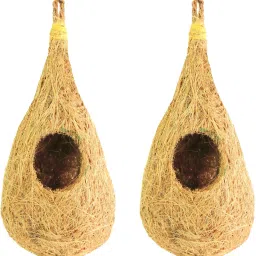 2 pack coconut fiber small Bird House-picture-14
