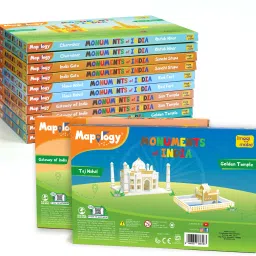 Mapology Monuments Mini Set- Model Making- Assorted Design- Pack of 12- 5 Years+-30