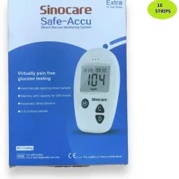 ACCU GLUCOMETER WITH 10 STRIPS Glucometer-24