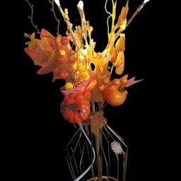 Multicolor Iron Table Lantern-picture-4