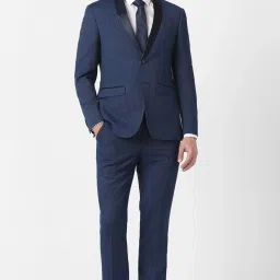 Men Single Breasted - 2 button Solid Suit-image-72