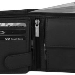 Men Travel, Casual Black Genuine Leather RFID Wallet-image-58