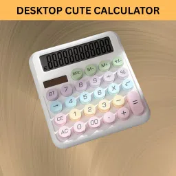 Desktop Calculator, 12-Digit Large LCD and Large Buttons for Office, Homes E54 Basic Calculator-image-40