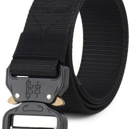 Men Black Nylon Belt-image-72