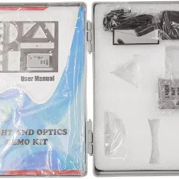 Light and Optics Class Demo Kit | 5 Acrylic Lenses with 3 Beam Configration-image-0