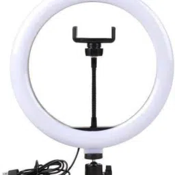 Krittoe 10" ring light with 2.1 meter tripod stand light stand video stand Ring Flash-0