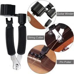 urban infotech Acoustic Acoustic Guitar String set with String winder and Colorful Picks Guitar String image 2