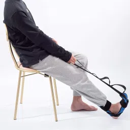 5 loop Foot and Calf Stretcher-Stretching Strap Yoga Foot & Leg Stretch Polyester Yoga Strap-image-3