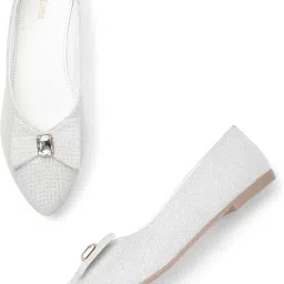 Women's Slip-On Embellished Flat Ballerina Shoes for Party Wear Bellies For Women-18