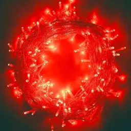 pesca 40 LEDs 11 m Red Steady String Rice Lights image 2