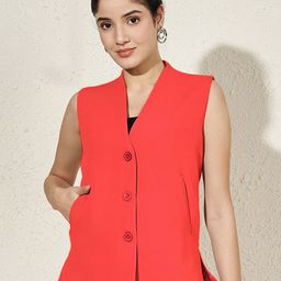 brinns Solid Women Waistcoat-picture-7